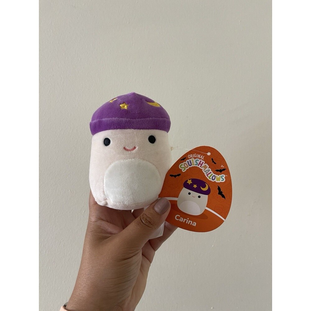 Squishmallow Carina The Mushroom 5 Inch Kellytoy Plush 2023 Halloween With Tag